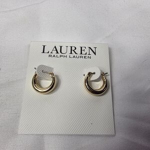 Lauren Ralph Lauren Gold Hoop Earrings